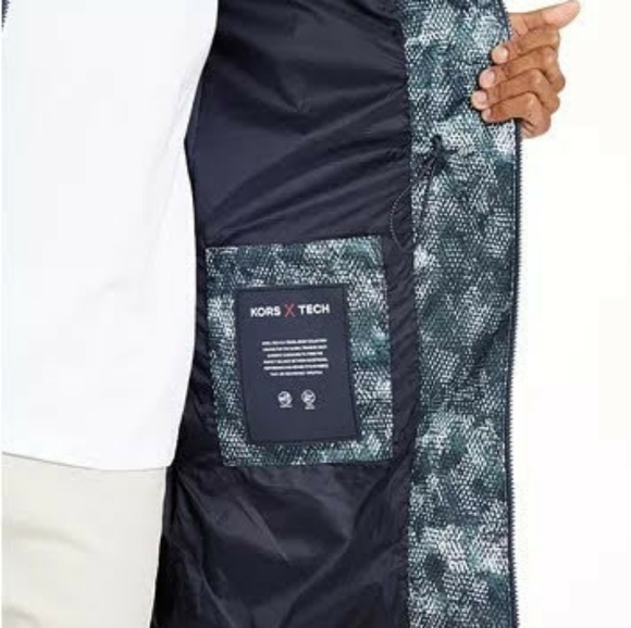 Michael Michael Kors X Tech KT Printed Mesh Anorak - Picture 13 of 16